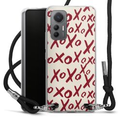 New Carry Case Transparent Stoff schwarz/silber