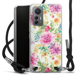 New Carry Case Transparent Stoff schwarz/silber