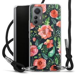 New Carry Case Transparent Stoff schwarz/silber