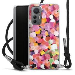 New Carry Case Transparent Stoff schwarz/silber