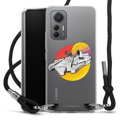 New Carry Case Transparent Stoff schwarz/silber