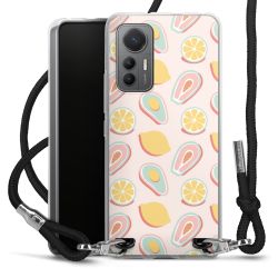 New Carry Case Transparent Stoff schwarz/silber