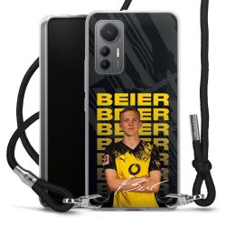 New Carry Case Transparent Stoff schwarz/silber