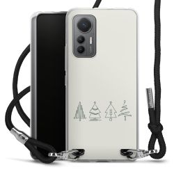 New Carry Case Transparent Stoff schwarz/silber