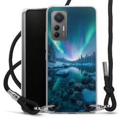 New Carry Case Transparent Stoff schwarz/silber