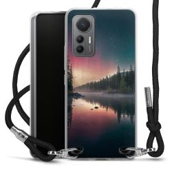 New Carry Case Transparent Stoff schwarz/silber