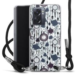 Carry Case Transparent Fabric black/silver