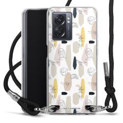 Carry Case Transparent Fabric black/silver