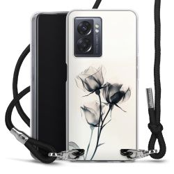 New Carry Case Transparent Stoff schwarz/silber