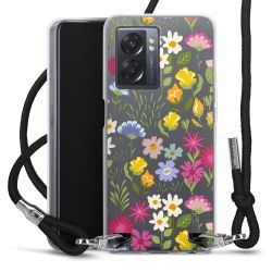 New Carry Case Transparent Stoff schwarz/silber