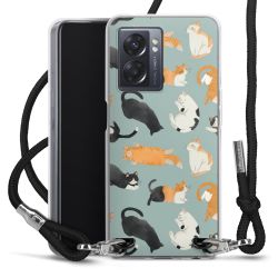 New Carry Case Transparent Stoff schwarz/silber