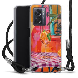 New Carry Case Transparent Stoff schwarz/silber