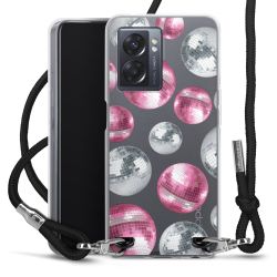 New Carry Case Transparent Stoff schwarz/silber