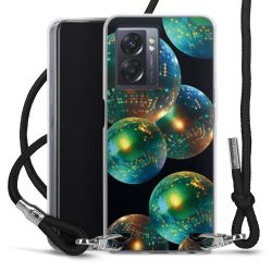 New Carry Case Transparent Stoff schwarz/silber