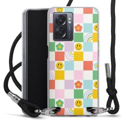 New Carry Case Transparent Stoff schwarz/silber