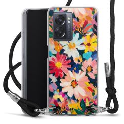 New Carry Case Transparent Stoff schwarz/silber