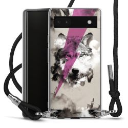 Carry Case Transparent Fabric black/silver