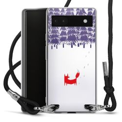 Carry Case Transparent Fabric black/silver