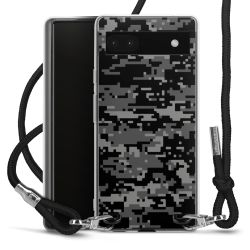 Carry Case Transparent Fabric black/silver