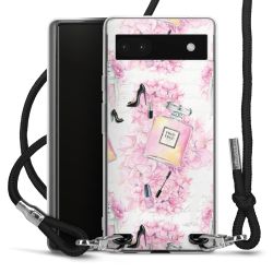 Carry Case Transparent Fabric black/silver