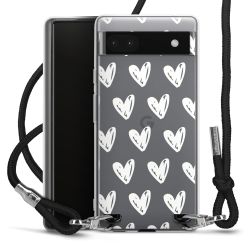 Carry Case Transparent Fabric black/silver