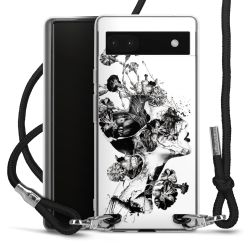 Carry Case Transparent Fabric black/silver