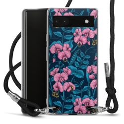 New Carry Case Transparent Stoff schwarz/silber