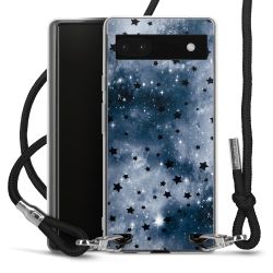 New Carry Case Transparent Stoff schwarz/silber