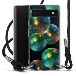 New Carry Case Transparent Stoff schwarz/silber