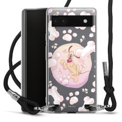 New Carry Case Transparent Stoff schwarz/silber