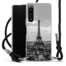 Carry Case Transparent Fabric black/silver