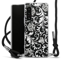 Carry Case Transparent Fabric black/silver