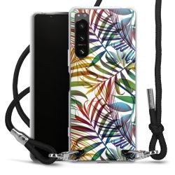 Carry Case Transparent Fabric black/silver