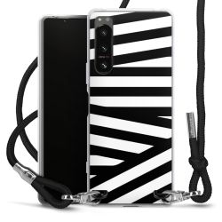 Carry Case Transparent Fabric black/silver