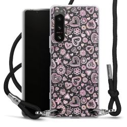 Carry Case Transparent Fabric black/silver