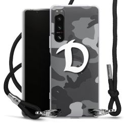 Carry Case Stoff schwarz/silber