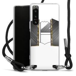 Carry Case Stoff schwarz/silber