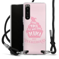 Carry Case Stoff schwarz/silber