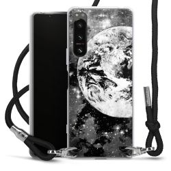 Carry Case Transparent Fabric black/silver