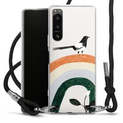 New Carry Case Transparent Stoff schwarz/silber