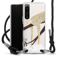 New Carry Case Transparent Stoff schwarz/silber