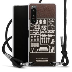 Carry Case Stoff schwarz/silber