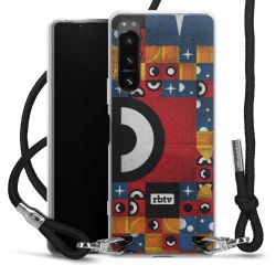 Carry Case Stoff schwarz/silber