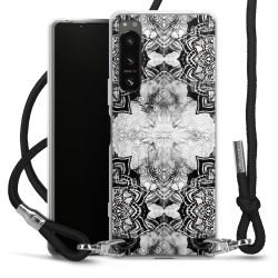 Carry Case Transparent Fabric black/silver