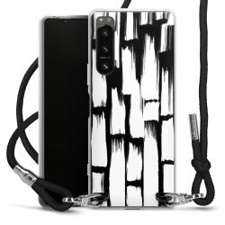 Carry Case Transparent Fabric black/silver