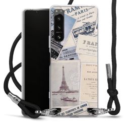 Carry Case Transparent Fabric black/silver