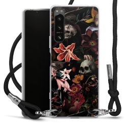 Carry Case Transparent Fabric black/silver