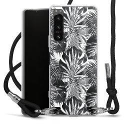 Carry Case Transparent Fabric black/silver