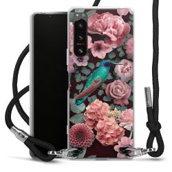 Carry Case Transparent Fabric black/silver