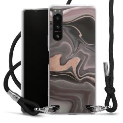 Carry Case Transparent Fabric black/silver